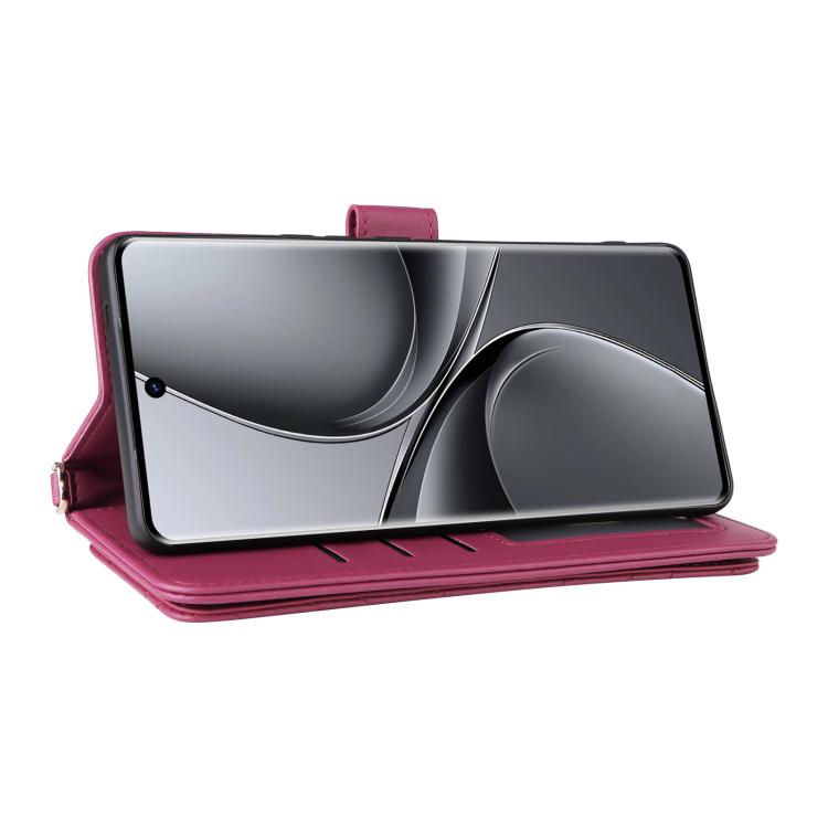 For vivo S19 Pro 5G / V40 5G Multifunctional 6-Card Slots Leather Phone Case with Wrist Strap
