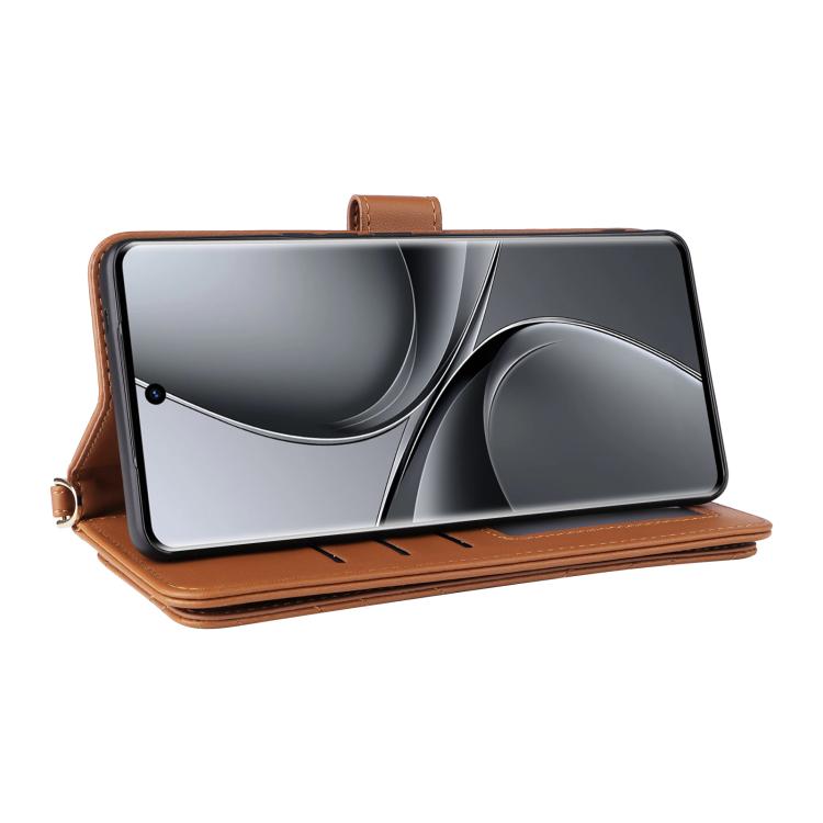 For vivo S19 Pro 5G / V40 5G Multifunctional 6-Card Slots Leather Phone Case with Wrist Strap