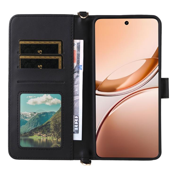 For vivo V50 Lite 5G Multifunctional 6-Card Slots Leather Phone Case with Wrist Strap