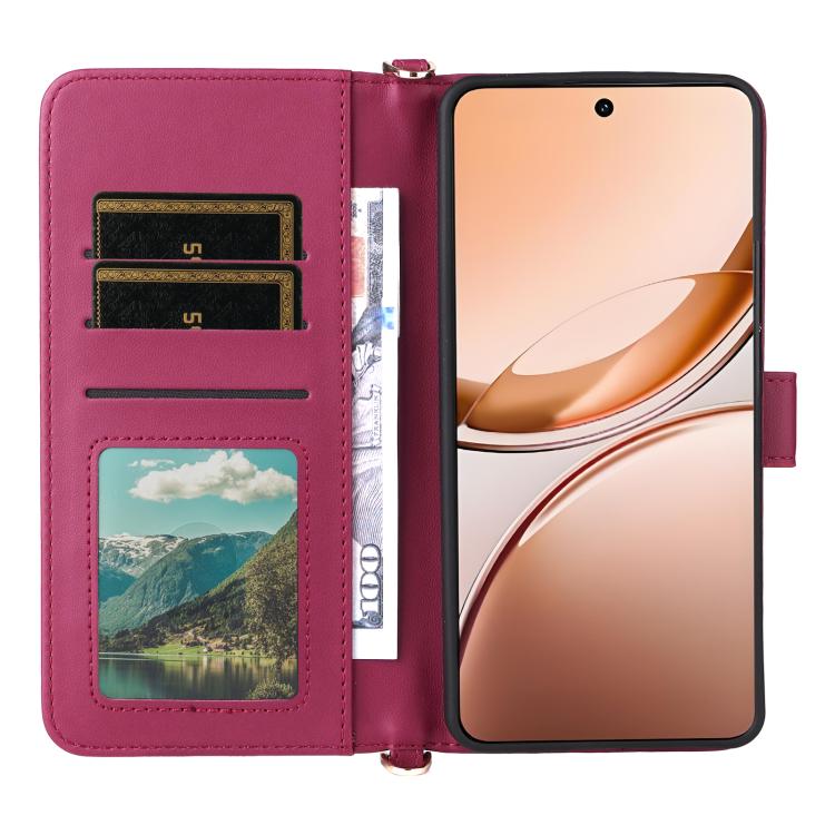 For vivo V50 Lite 5G Multifunctional 6-Card Slots Leather Phone Case with Wrist Strap