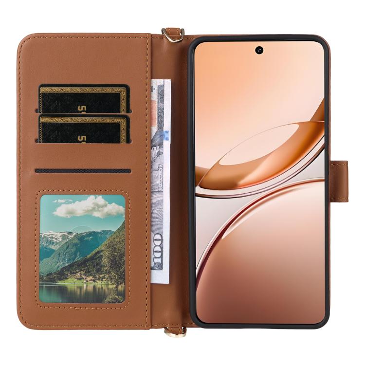 For vivo V50 Lite 5G Multifunctional 6-Card Slots Leather Phone Case with Wrist Strap