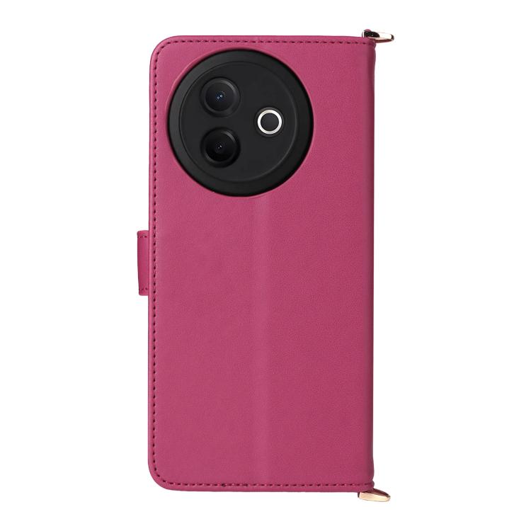 For vivo Y39 5G / Y300i 5G Multifunctional 6-Card Slots Leather Phone Case with Wrist Strap