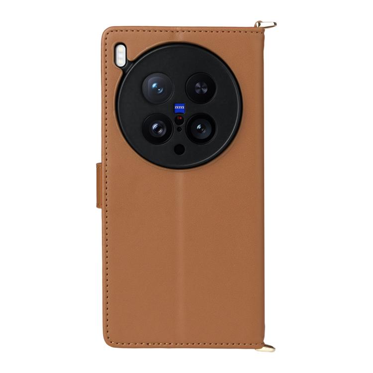 For vivo X200 Ultra 5G Multifunctional 6-Card Slots Leather Phone Case with Wrist Strap