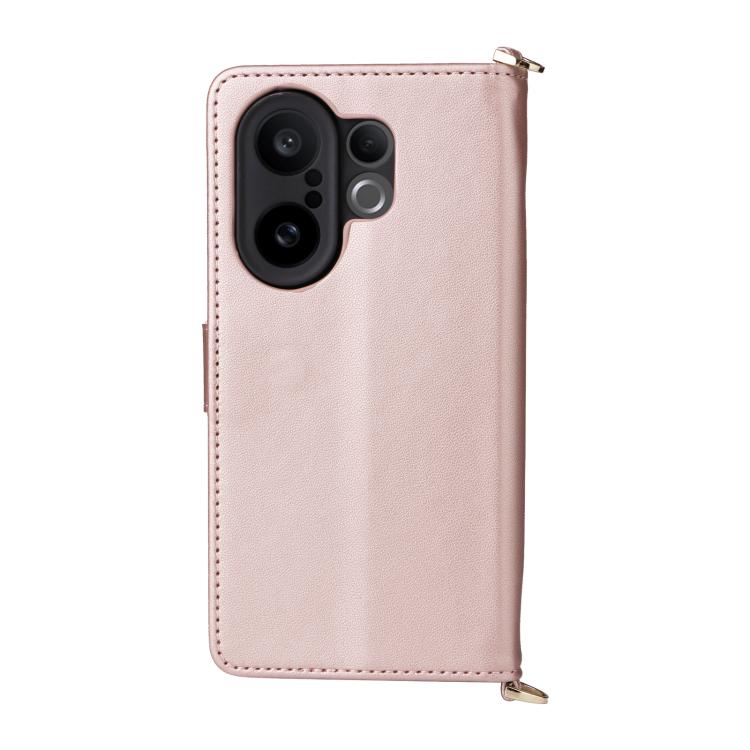 For vivo X200 FE / S30 Pro mini 5G Multifunctional 6-Card Slots Leather Phone Case with Wrist Strap