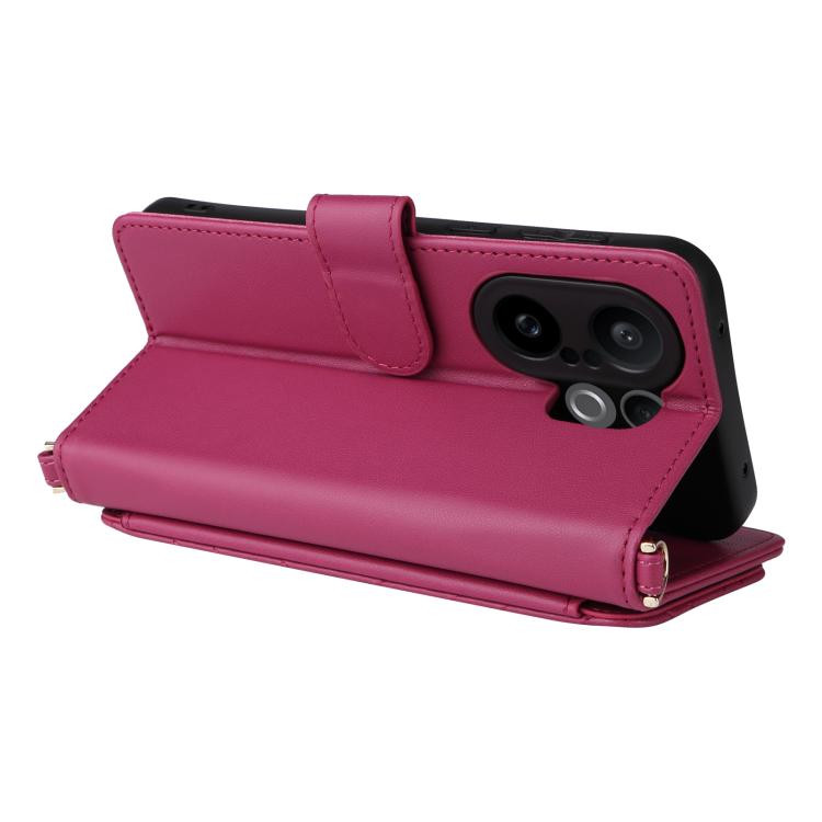 For vivo X200 FE / S30 Pro mini 5G Multifunctional 6-Card Slots Leather Phone Case with Wrist Strap
