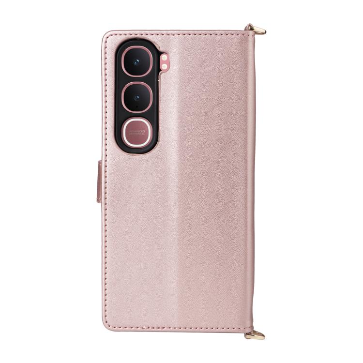 For vivo Y31 5G / Y21d Multifunctional 6-Card Slots Leather Phone Case with Wrist Strap