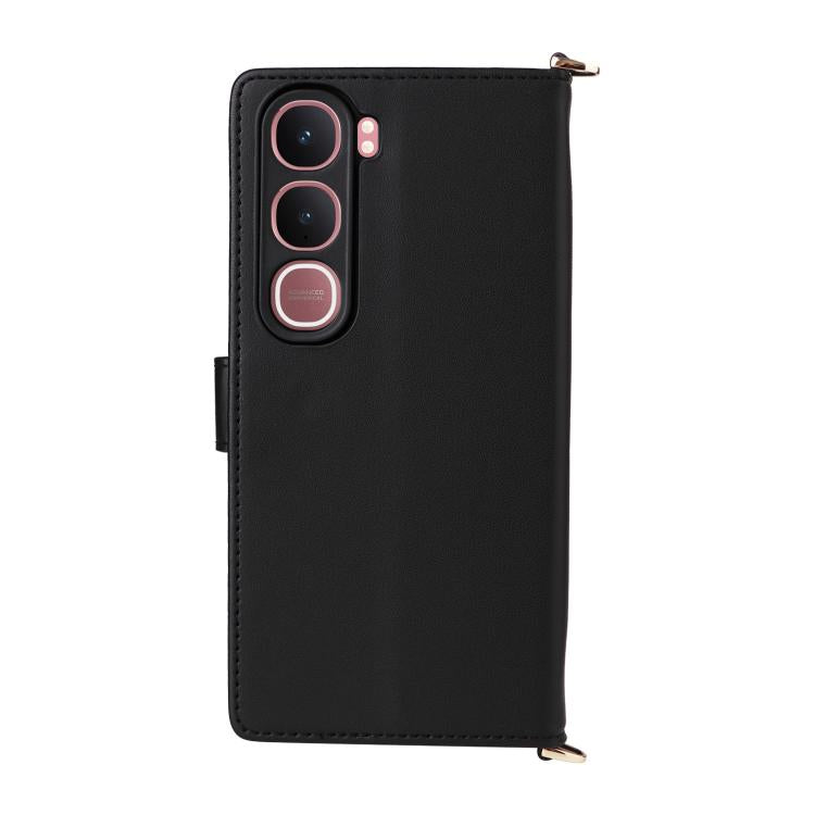 For vivo Y31 5G / Y21d Multifunctional 6-Card Slots Leather Phone Case with Wrist Strap