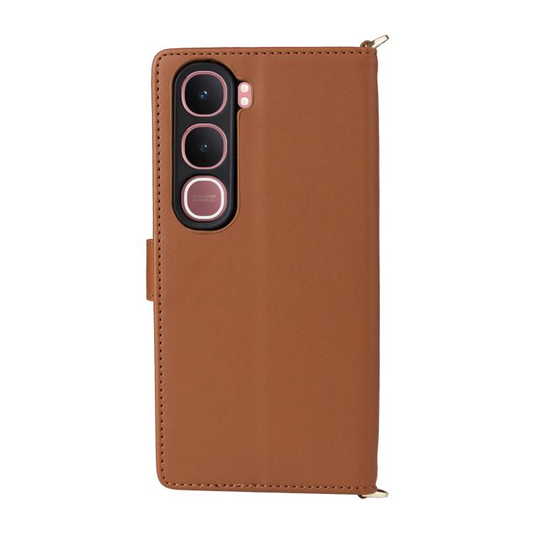 For vivo Y31 5G / Y21d Multifunctional 6-Card Slots Leather Phone Case with Wrist Strap