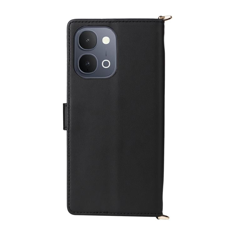 For vivo Y31d 4G / Y500i 5G Multifunctional 6-Card Slots Leather Phone Case with Wrist Strap