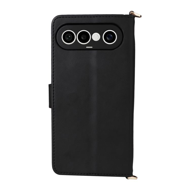 For vivo X300 FE / S50 Pro mini Multifunctional 6-Card Slots Leather Phone Case with Wrist Strap