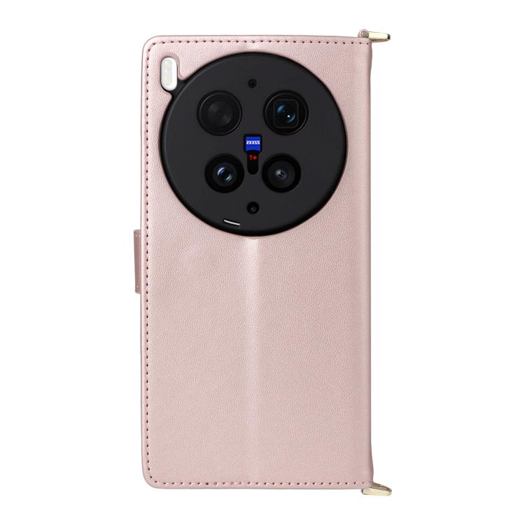 For vivo X300 Ultra Multifunctional 6-Card Slots Leather Phone Case with Wrist Strap