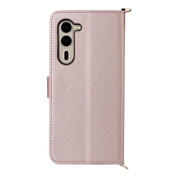 For Fujitsu Arrows We2 Plus F-51E Multifunctional 6-Card Slots Leather Phone Case with Wrist Strap