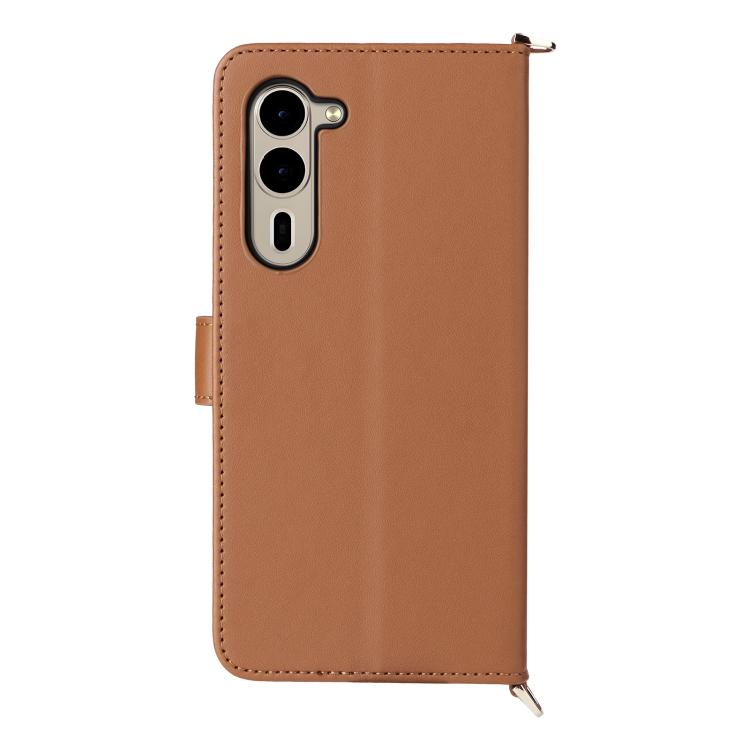 For Fujitsu Arrows We2 Plus F-51E Multifunctional 6-Card Slots Leather Phone Case with Wrist Strap