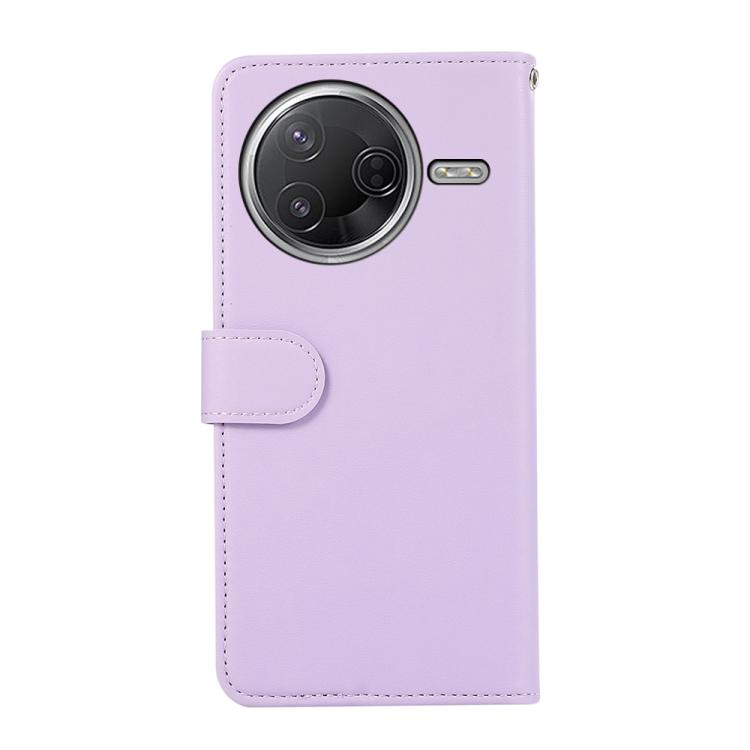 For Xiaomi Poco F7 Pro ABEEL Delicate Texture Splicing RFID Leather Phone Case