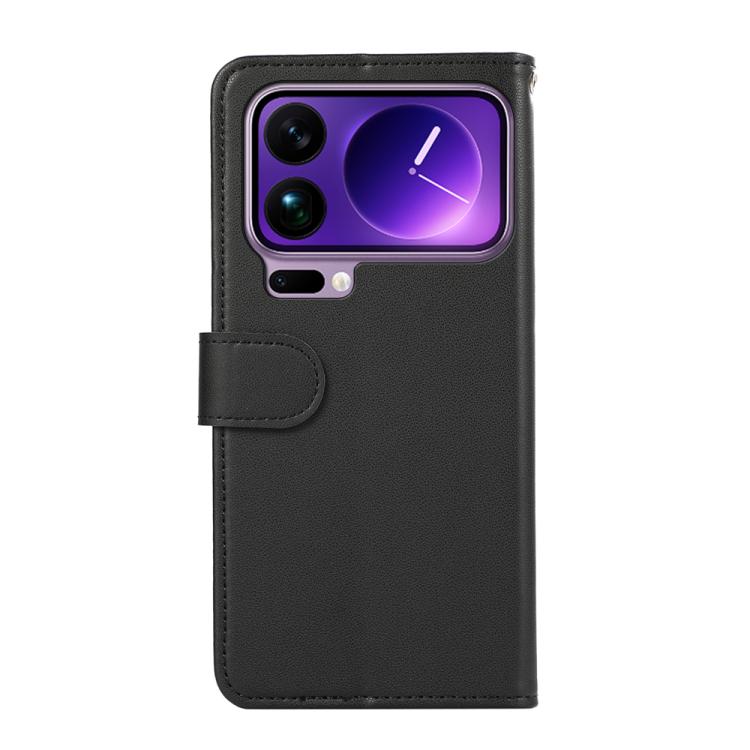 For Xiaomi 17 Pro ABEEL Delicate Texture Splicing RFID Leather Phone Case