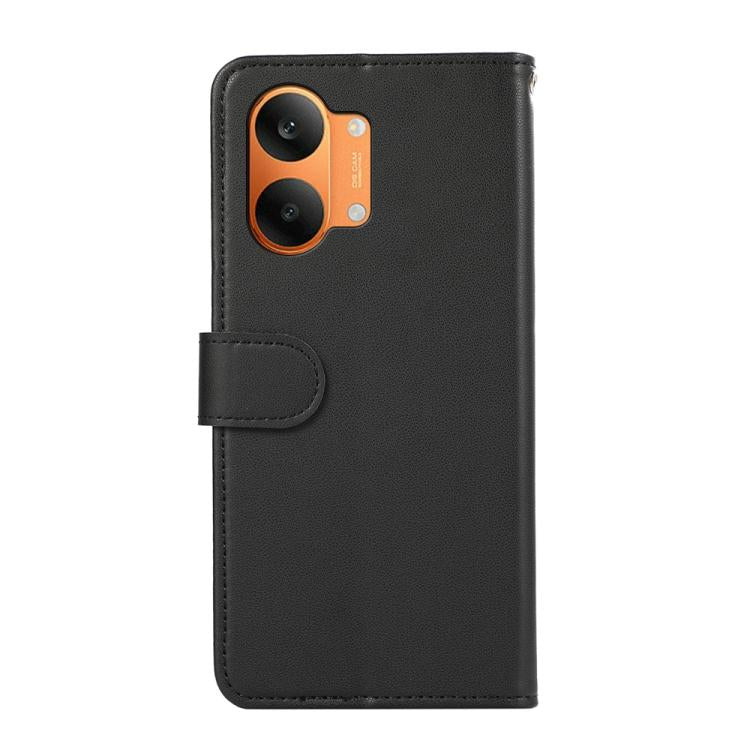 For Redmi Turbo 5 Max / Poco X8 Pro Max ABEEL Delicate Texture Splicing RFID Leather Phone Case