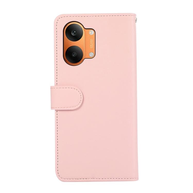 For Redmi Turbo 5 Max / Poco X8 Pro Max ABEEL Delicate Texture Splicing RFID Leather Phone Case