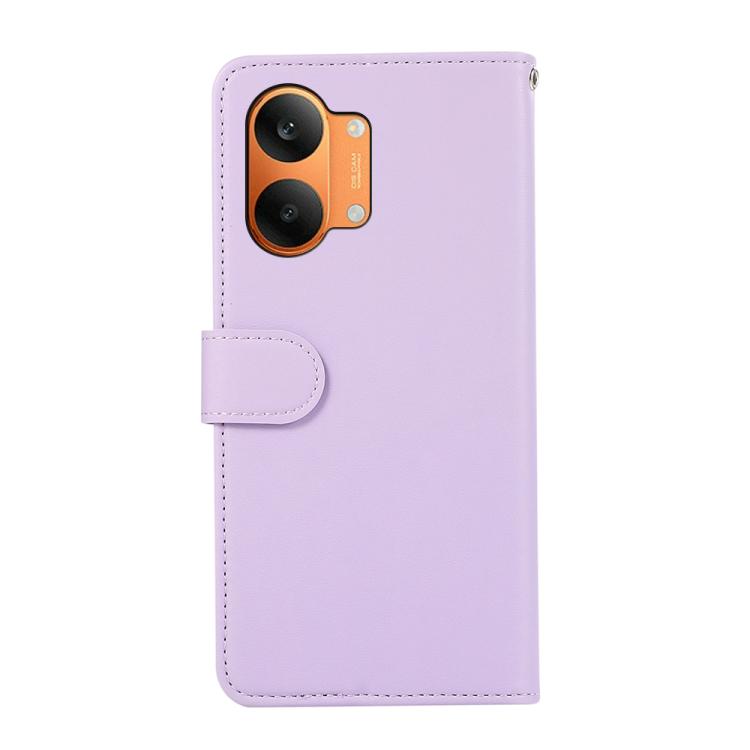 For Redmi Turbo 5 Max / Poco X8 Pro Max ABEEL Delicate Texture Splicing RFID Leather Phone Case