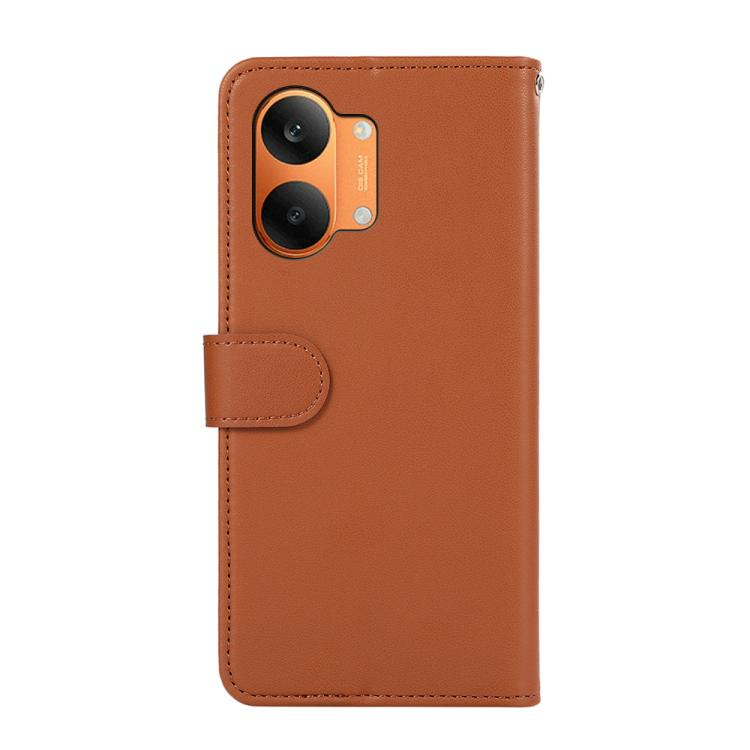 For Redmi Turbo 5 Max / Poco X8 Pro Max ABEEL Delicate Texture Splicing RFID Leather Phone Case