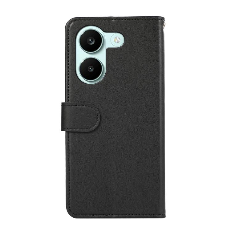 For Redmi Turbo 5 5G / Poco X8 Pro 5G ABEEL Delicate Texture Splicing RFID Leather Phone Case