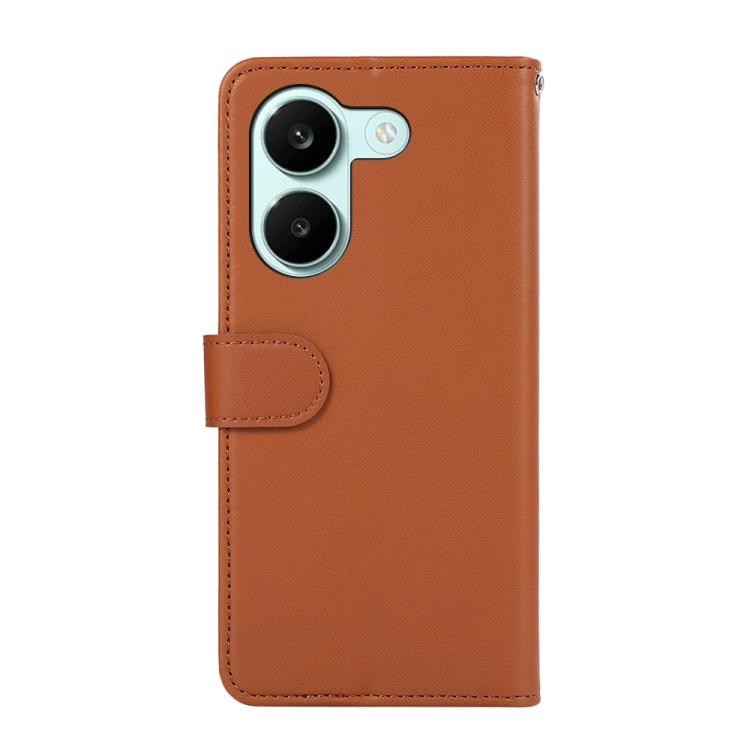 For Redmi Turbo 5 5G / Poco X8 Pro 5G ABEEL Delicate Texture Splicing RFID Leather Phone Case