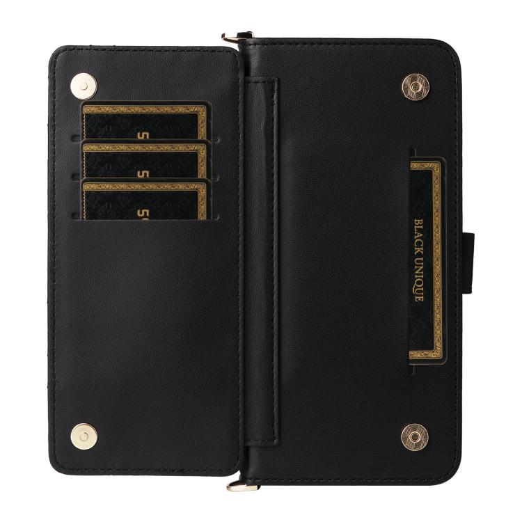 For Google Pixel 9 / Pixel 9 Pro Multifunctional 6-Card Slots Leather Phone Case with Wrist Strap
