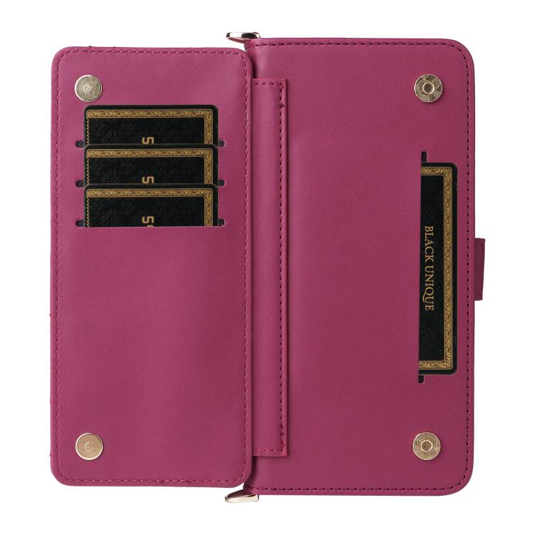 For Google Pixel 9 / Pixel 9 Pro Multifunctional 6-Card Slots Leather Phone Case with Wrist Strap