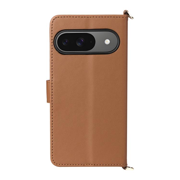For Google Pixel 10 / Pixel 10 Pro Multifunctional 6-Card Slots Leather Phone Case with Wrist Strap
