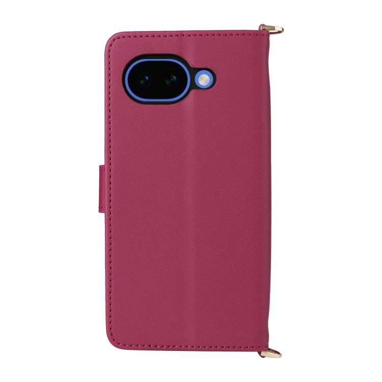 For Google Pixel 10a Multifunctional 6-Card Slots Leather Phone Case with Wrist Strap
