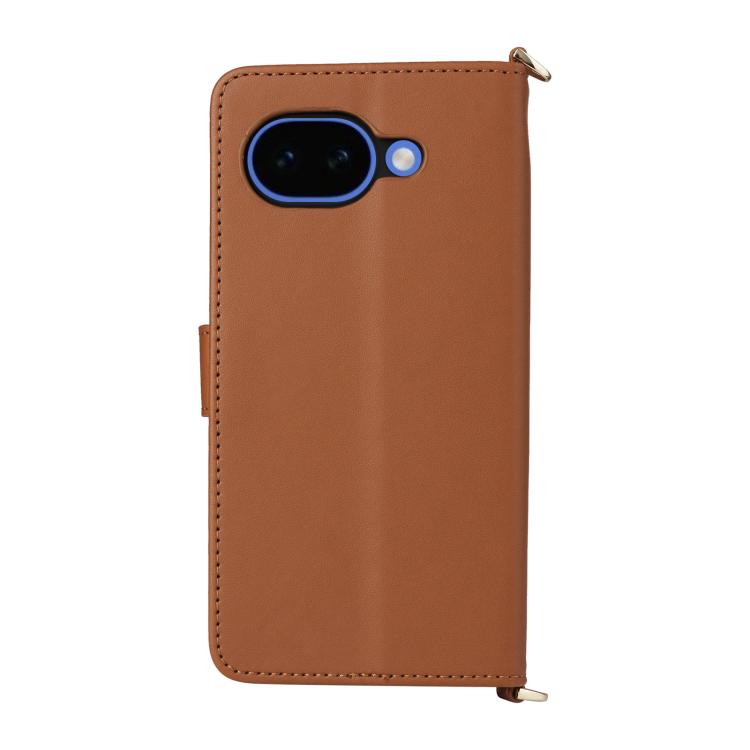For Google Pixel 10a Multifunctional 6-Card Slots Leather Phone Case with Wrist Strap