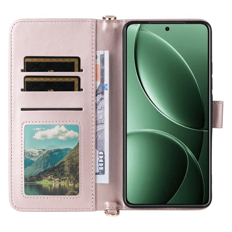 For Redmi K80 5G / K80 Pro 5G Multifunctional 6-Card Slots Leather Phone Case with Wrist Strap