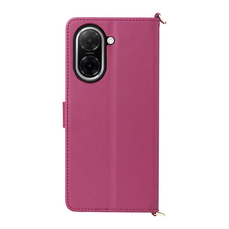For Redmi A5 4G 173.3mm Multifunctional 6-Card Slots Leather Phone Case with Wrist Strap