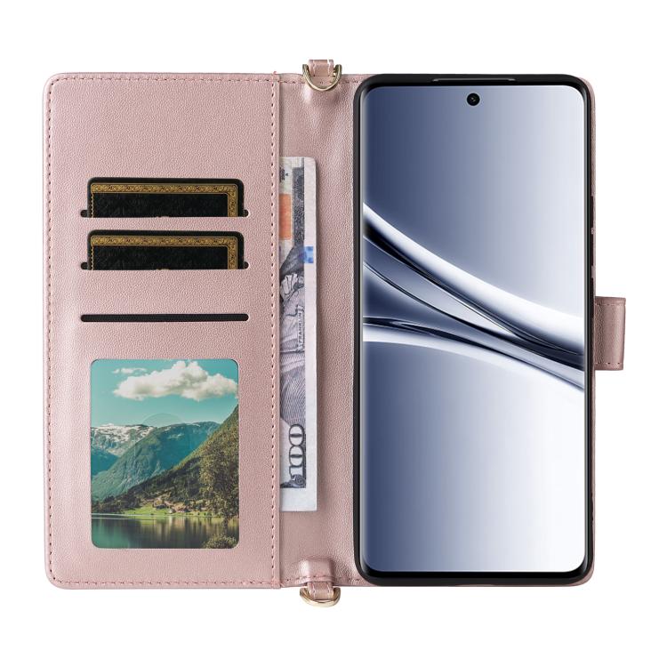 For Redmi Note 15 5G / 4G 164mm / Poco M8 5G Multifunctional 6-Card Slots Leather Phone Case with Wrist Strap