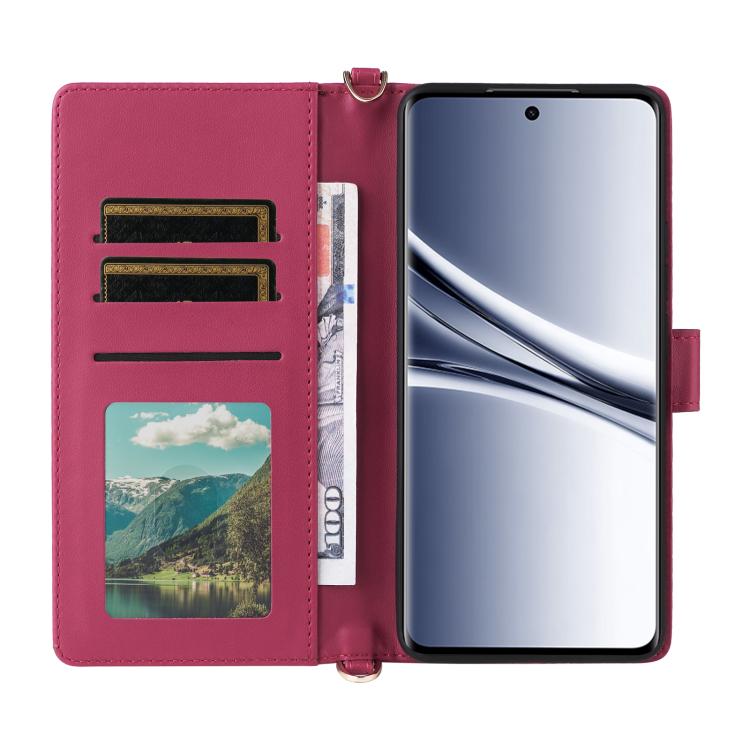 For Redmi Note 15 5G / 4G 164mm / Poco M8 5G Multifunctional 6-Card Slots Leather Phone Case with Wrist Strap