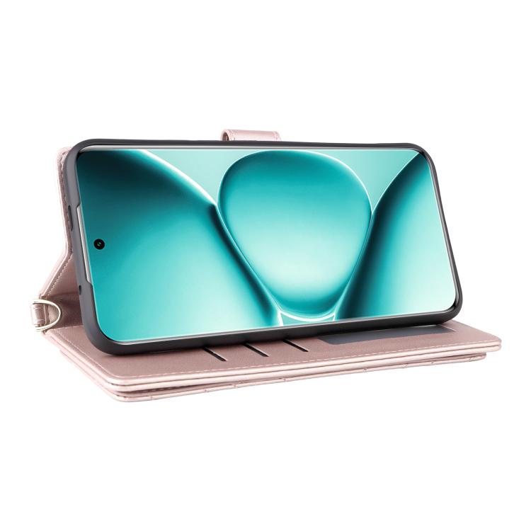 For Redmi Note 15 Pro+ 5G 163.3mm/Poco M8 Pro 5G Multifunctional 6-Card Slots Leather Phone Case with Wrist Strap