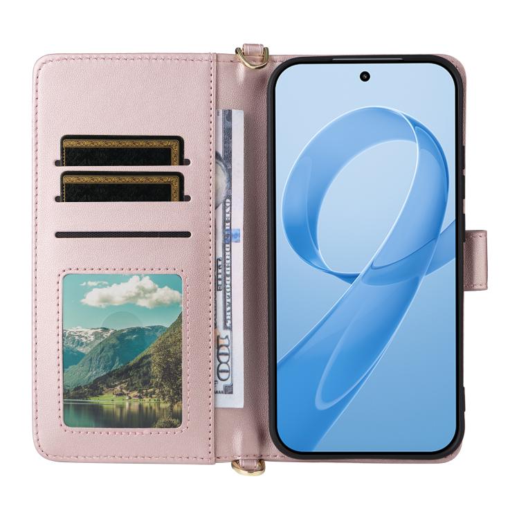 For Redmi K90 5G / Poco F8 Pro Multifunctional 6-Card Slots Leather Phone Case with Wrist Strap