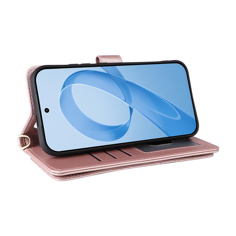 For Redmi K90 5G / Poco F8 Pro Multifunctional 6-Card Slots Leather Phone Case with Wrist Strap