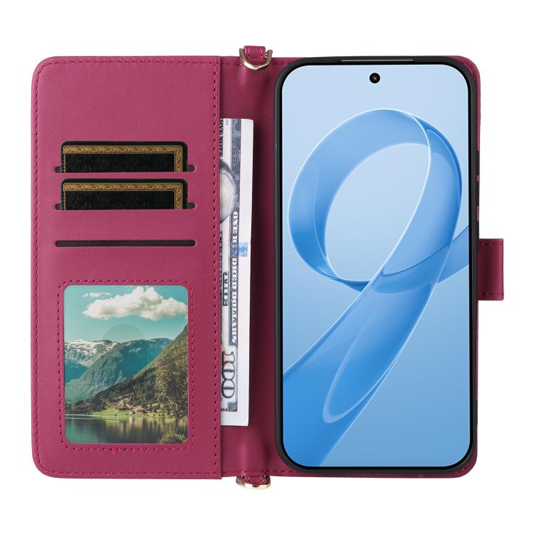 For Redmi K90 5G / Poco F8 Pro Multifunctional 6-Card Slots Leather Phone Case with Wrist Strap