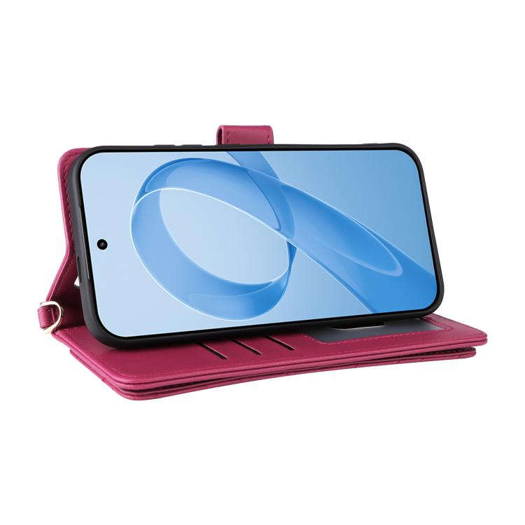 For Redmi K90 5G / Poco F8 Pro Multifunctional 6-Card Slots Leather Phone Case with Wrist Strap