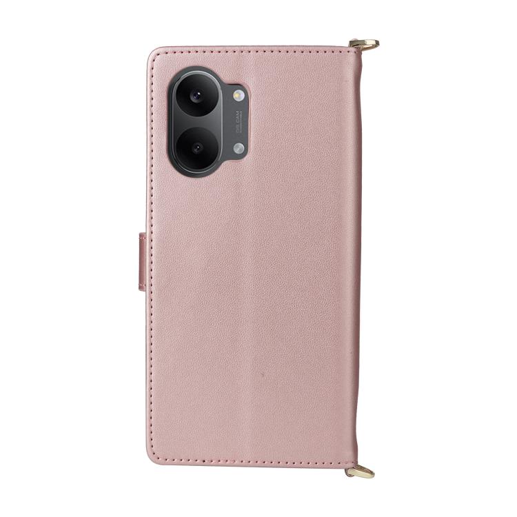 For Redmi Turbo 5 Max / Poco X8 Pro Max Multifunctional 6-Card Slots Leather Phone Case with Wrist Strap