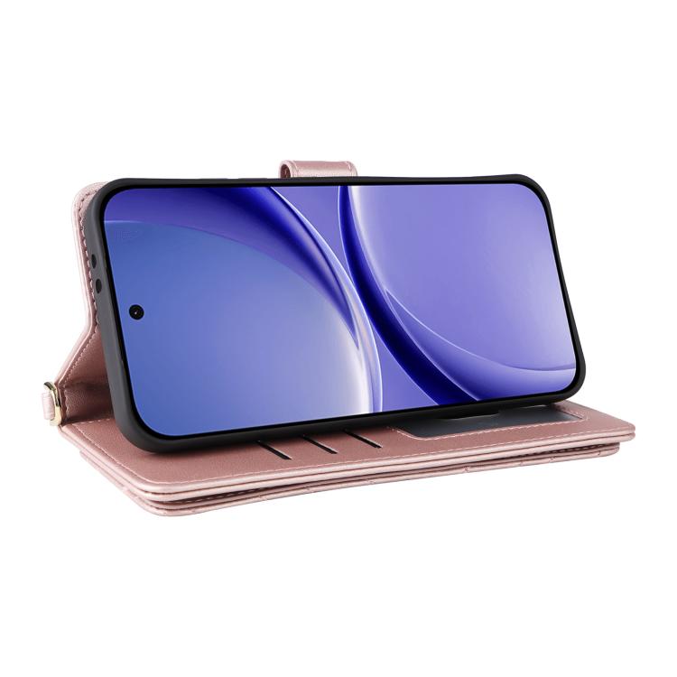For Redmi Turbo 5 5G / Poco X8 Pro 5G Multifunctional 6-Card Slots Leather Phone Case with Wrist Strap