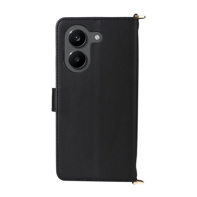 For Redmi Turbo 5 5G / Poco X8 Pro 5G Multifunctional 6-Card Slots Leather Phone Case with Wrist Strap
