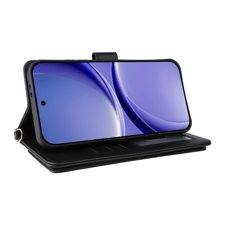 For Redmi Turbo 5 5G / Poco X8 Pro 5G Multifunctional 6-Card Slots Leather Phone Case with Wrist Strap