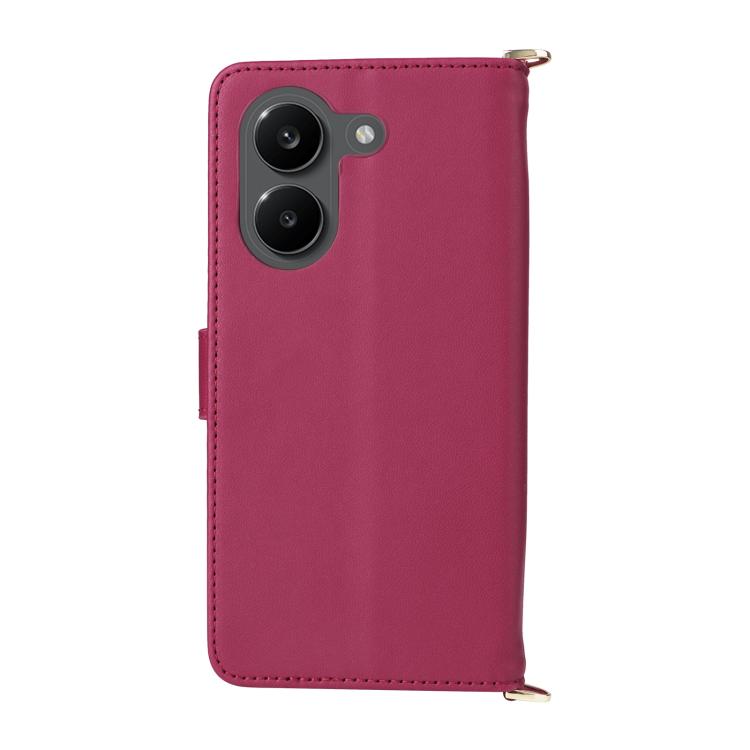 For Redmi Turbo 5 5G / Poco X8 Pro 5G Multifunctional 6-Card Slots Leather Phone Case with Wrist Strap