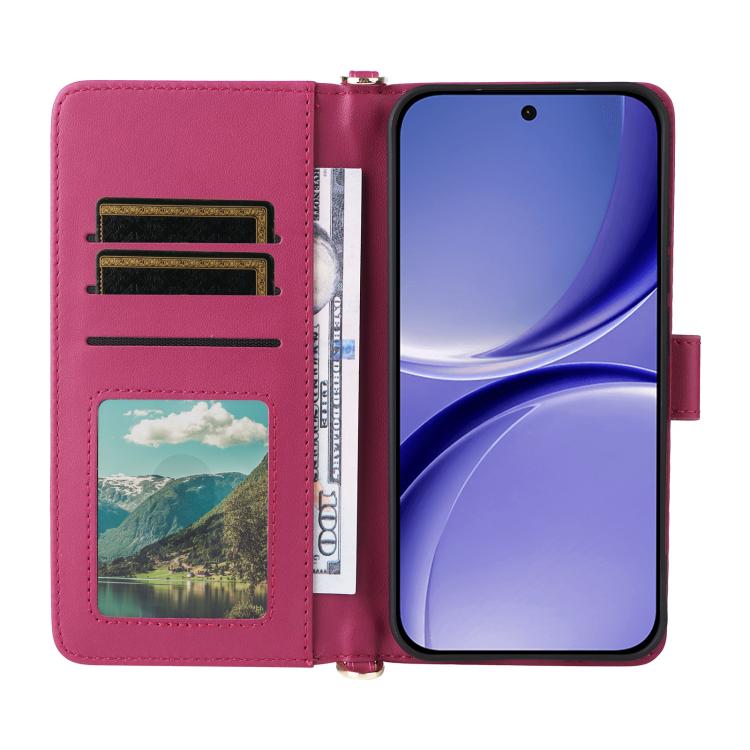 For Redmi Turbo 5 5G / Poco X8 Pro 5G Multifunctional 6-Card Slots Leather Phone Case with Wrist Strap