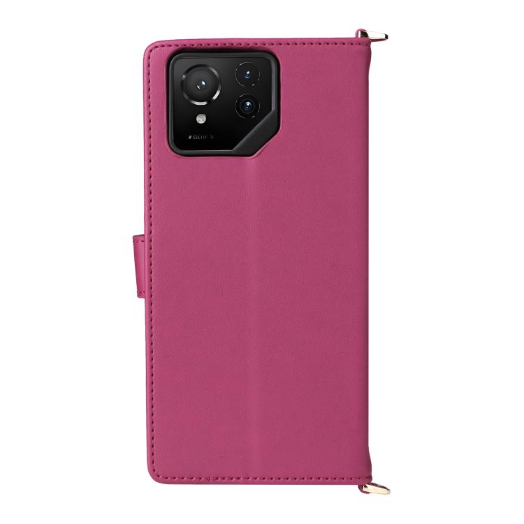 For Asus ROG Phone 9 / 9 Pro Multifunctional 6-Card Slots Leather Phone Case with Wrist Strap