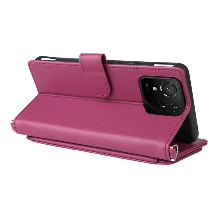 For Asus ROG Phone 9 / 9 Pro Multifunctional 6-Card Slots Leather Phone Case with Wrist Strap