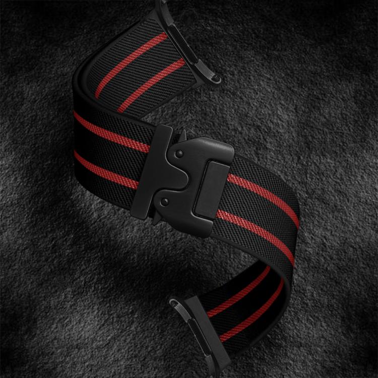 For Samsung Galaxy Watch Ultra 47mm / Ultra 2025 Parachute Buckle Stripe Nylon Elastic Braided Watch Band