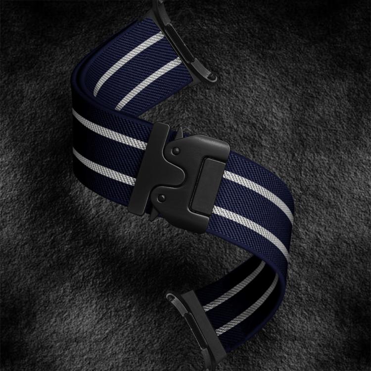 For Samsung Galaxy Watch Ultra 47mm / Ultra 2025 Parachute Buckle Stripe Nylon Elastic Braided Watch Band