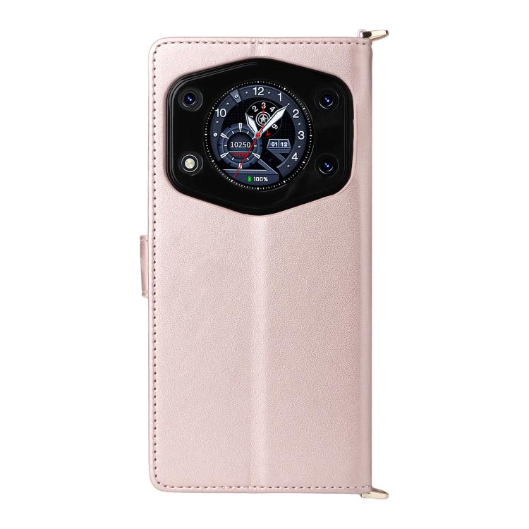 For Cubot A30 Multifunctional 6-Card Slots Leather Phone Case with Wrist Strap